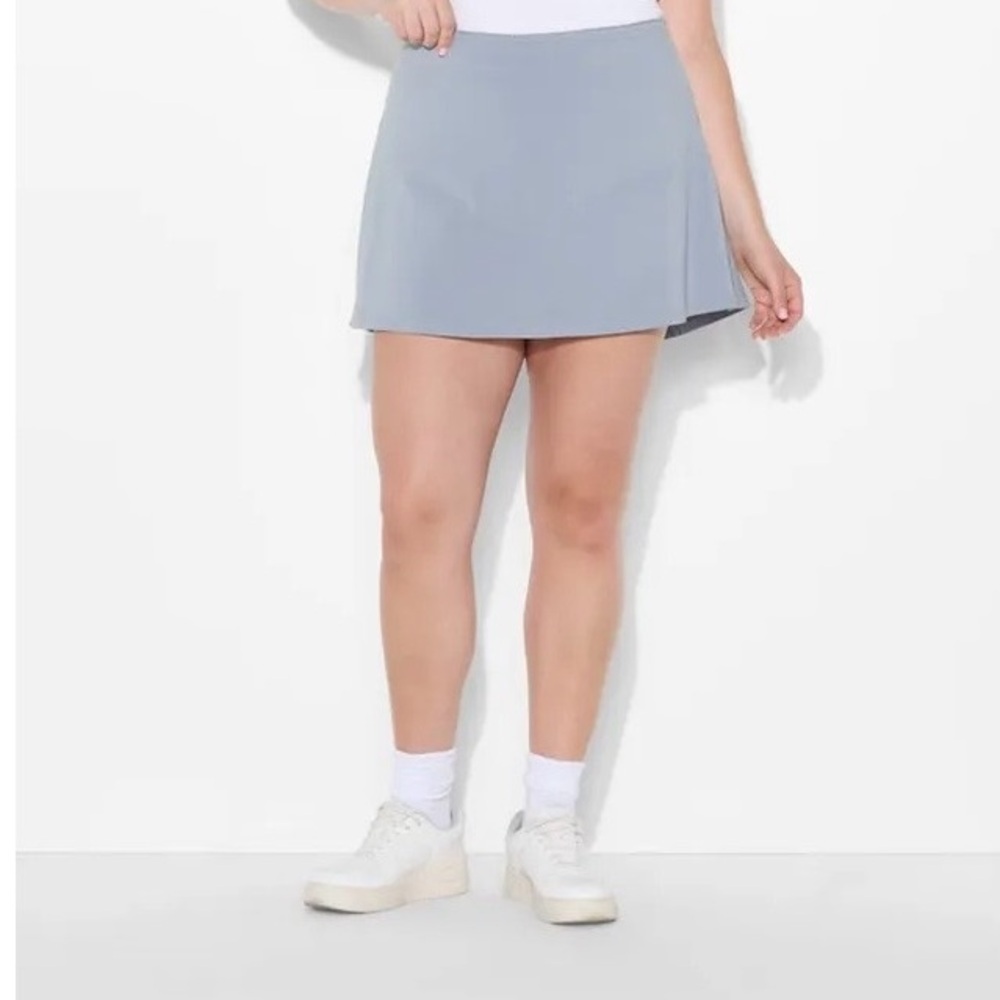 NWT Wild Fable High Rise A- Line Slate Gray Skort- XL